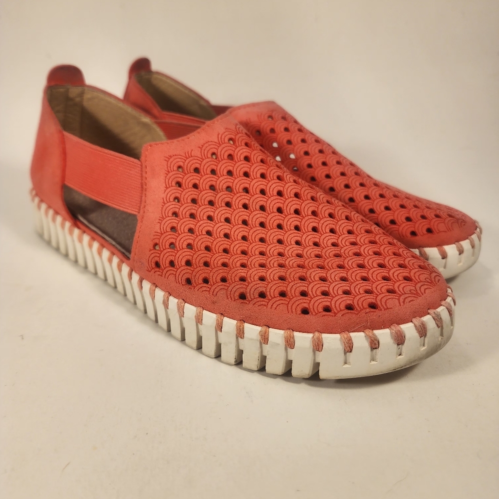 IIse Jacobsen Hornbaek  Coral Slip On Shoes Size 38, US 8 - Picture 6 of 11
